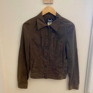 DOLCE & GABBANA D&G Military Style Lightweight Jacket